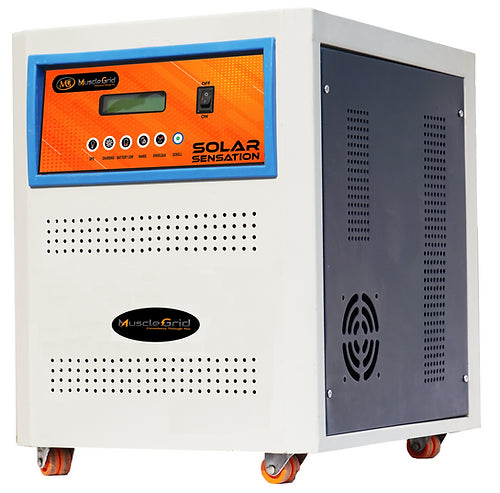 MuscleGrid India SOLAR SENSATION 4.2KVA 48V Hybrid Solar Inverter 6 AI Modes