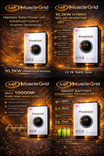 Load image into Gallery viewer, 10.2kW True Hybrid Solar Inverter | Dual MPPT | Batteryless | Residential Use