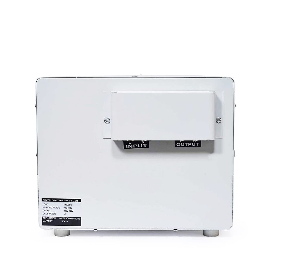 Misterwatt 8kva Range 90-300v Output 230V FULL COPPER WINDING Heavy Duty Automatic Voltage Stabilizer For Home 5 YEARS WARRANTY
