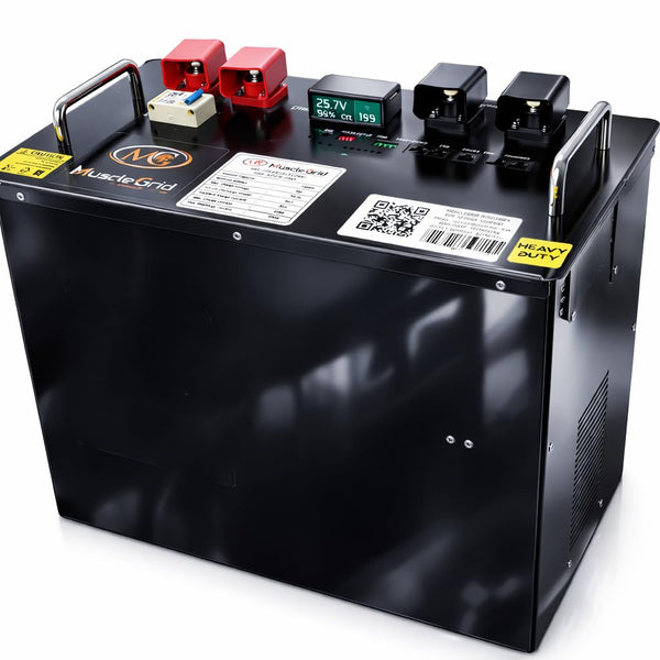 48V 100Ah Lithium Battery | LiFePO4 Solar Battery with Smart BMS, 6000+ Cycles, RS485 & CAN Communication, Home Solar & Inverter Backup