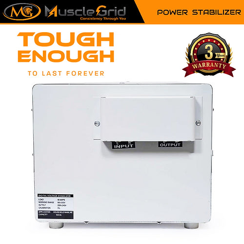 MuscleGrid 5 KVA 50V - 300V Heavy Duty Voltage Stabilizer For Mainline