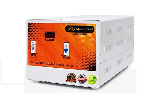 MuscleGrid 5 KVA 50V - 300V Heavy Duty Voltage Stabilizer For Mainline