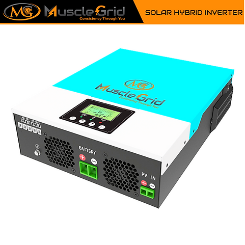 MuscleGrid True Offgrid 3 KW Transformer Less Inverter with Li Support (White)