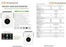 Load image into Gallery viewer, MuscleGrid Super Combo 6.2 KW Hybrid Solar System with Lithium Battery and Bi-Facial Mono Perc Solar Panels (2 Battery 12 Panels (6900w))